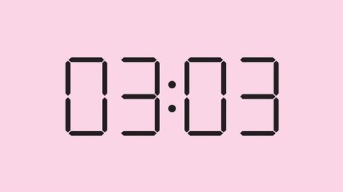 What does the number 03:03 on the clock mean in angelic numerology: secrets of numbers 2