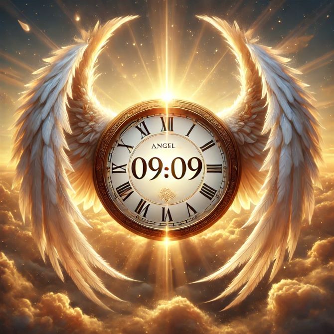The meaning of time 09:09 on the clock in angel numerology, love, career 4
