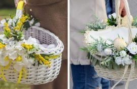 Как украсить корзину к Пасхе: новые идеи с фото